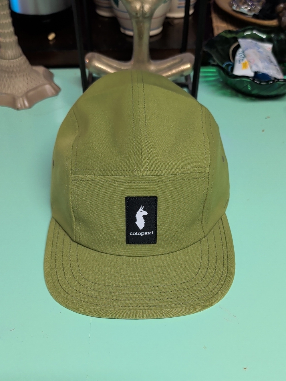 cotopaxi Olive Green 5-Panel Camp Hat